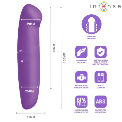 Intense Fun Toys - Intense - Phil G-Spot Vibrator Purple 13 Cm