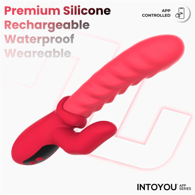 Tingly Waving Vibrator & Finger w/App Clave 30 Tingly Waving Vibrator & Finger w/App Clave 30