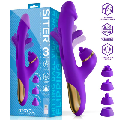 Siter 2,0 Flapping Tongue Vibrator with Caps Cl,30 Siter 2,0 Flapping Tongue Vibrator with Caps Cl,30
