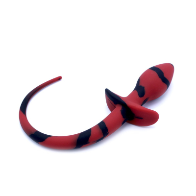 Kiotos X Anal Plug Dog Tail Black/Red