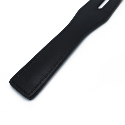 Kiotos Leather Black Leather Y-Split Paddle
