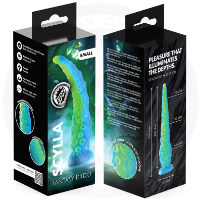 Epic - Scylla Dildo Thin Tentacle Fluorescent Small Size Epic - Scylla Dildo Thin Tentacle Fluorescent Small Size