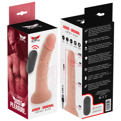 Mythology Fantasy Dildo - Mythology - Asher Original Dildo M - Vibrator + Remote Control With Watchme Wireless Technology
