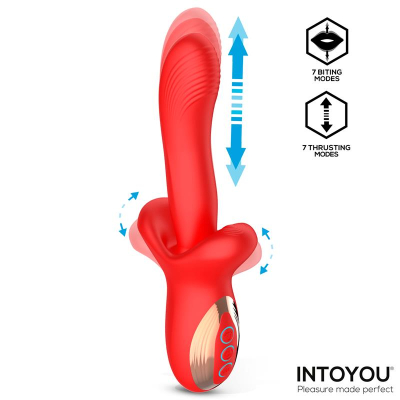 Vyron Thrusting & Biting Vibrator USB Clave 30 Vyron Thrusting & Biting Vibrator USB Clave 30
