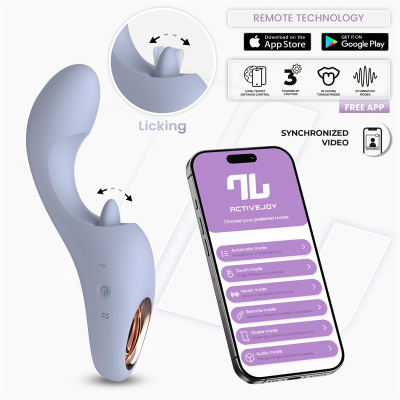 Licky Licking Tongue Vibrator with App Clave 36 Licky Licking Tongue Vibrator with App Clave 36