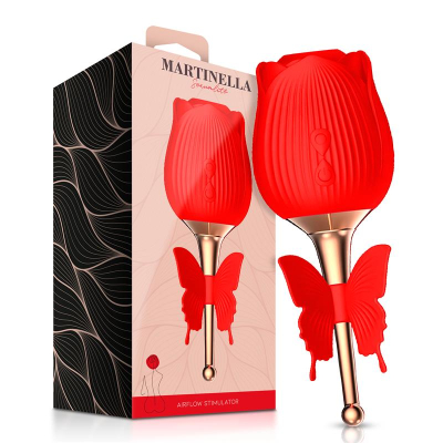 Rose with Suction and Vibrating Butterfly