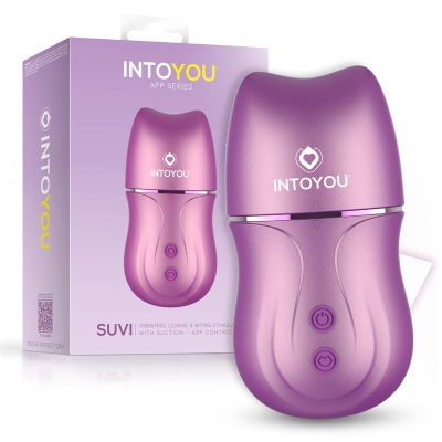 Suvi Stimulator with Licking, Biting, Suction and Vibration USB-C with APP Suvi Stimulator with Licking, Biting, Suction and Vibration USB-C with APP