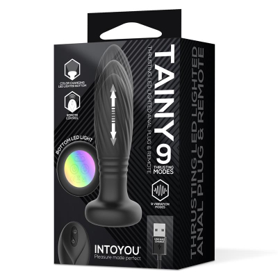Tainy Thrusting Led Lighted Anal Plug Remote Cl,72 Tainy Thrusting Led Lighted Anal Plug Remote Cl,72