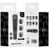 Intense Fun Toys - Intense - Kurt Mini Massager With 4 Interchangeable Heads Black