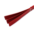 Kiotos Leather Red Leather Paddle with Silver D-Ring Handle