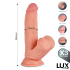 Bernd Triple Texture Dildo w/Swing Balls 9,2