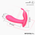Wingy stymulator motylkowy Intoyou z aplikacją Peach Red