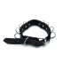 Kiotos Leather Black Leather Collar Multi-D-Rings