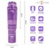 Intense Fun Toys - Intense - Kurt Mini Massager With 4 Interchangeable Heads Purple
