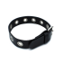 Kiotos Leather Black Leather Slim Collar with Multi-Metal Eyelets Kiotos Leather Black Leather Slim Collar with Multi-Metal Eyelets