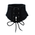 Kiotos Leather Black Leather Lace-Up Corset Collar Kiotos Leather Black Leather Lace-Up Corset Collar