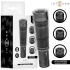 Intense Fun Toys - Intense - Kurt Mini Massager With 4 Interchangeable Heads Black