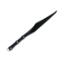 Kiotos Leather Black Leather Single Flap Whip D-Ring