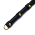 Kiotos Leather Black Leather Single Flap Whip Gold D-Ring Kiotos Leather Black Leather Single Flap Whip Gold D-Ring