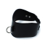 Kiotos Leather Contoured Black Leather Collar with D-Ring