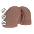 Bodyforms - Kaya Bloom - Dual Entry Vibrating Masturbator - 2,4 kg / 5.4 lbs - Brown Bodyforms - Kaya Bloom - Dual Entry Vibrating Masturbator - 2,4 kg / 5.4 lbs - Brown