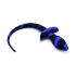 Kiotos X Anal Plug Dog Tail Black/Blue Kiotos X Anal Plug Dog Tail Black/Blue