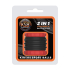 Kiotos Sport Balls 2 in 1 Silicone Cockring & Stretcher Black