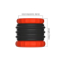 Kiotos Sport Balls 2 in 1 Silicone Cockring & Stretcher Black