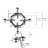 Kiotos BDSM Hexagon Nipple Clamps Bells & Leather Harness Kiotos BDSM Hexagon Nipple Clamps Bells & Leather Harness
