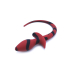 Kiotos X Anal Plug Dog Tail Black/Red