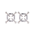 Kiotos BDSM Hexagon Nipple Clamps Bells & Leather Harness Kiotos BDSM Hexagon Nipple Clamps Bells & Leather Harness