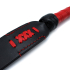 Kiotos Leather Black & Red Leather Long Paddle Whip Kiotos Leather Black & Red Leather Long Paddle Whip