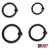 Set of 4 Penis Rings Silicone S, M, L and XL Set of 4 Penis Rings Silicone S, M, L and XL