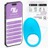 Ringo Silicone Vibrating Ring with App Blue Cl,48 Ringo Silicone Vibrating Ring with App Blue Cl,48