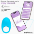Ringo Silicone Vibrating Ring with App Blue Cl,48 Ringo Silicone Vibrating Ring with App Blue Cl,48
