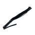 Kiotos Leather Black Leather Flogger with Braided Handle