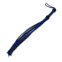 Kiotos Leather Leather Whip Nine Tails Black & Blue
