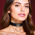 Cinderella Black Collar With Ring Cinderella Black Collar With Ring