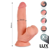Dirk Triple Texture Dildo w/Swing Balls 10