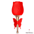 Rose with Suction and Vibrating Butterfly