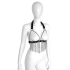 Kiotos Leather Leather Bra with Chains