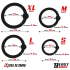 Set of 4 Penis Rings Silicone S, M, L and XL Set of 4 Penis Rings Silicone S, M, L and XL