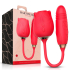 Airflow Rose and Thrusting Stimulator Egg USB
