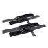 LATETOBED BDSM LINE Neoprene Handcuffs with Veldro Black