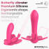 Wingy stymulator motylkowy Intoyou z aplikacją Peach Red