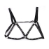 Kiotos BDSM Hexagon Nipple Clamps Bells & Leather Harness Kiotos BDSM Hexagon Nipple Clamps Bells & Leather Harness