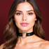 Cinderella Collar With Heart Ring Black Cinderella Collar With Heart Ring Black