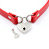 Cinderella Red Collar With Heart Lock Cinderella Red Collar With Heart Lock