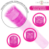Intense Fun Toys - Intense - Kurt Mini Massager With 4 Interchangeable Heads Pink
