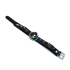 Kiotos Leather Black Leather Spiked Collar Double Rainbow O-Ring